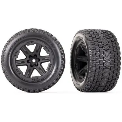Traxxas kerék 2.8", tárcsa RXT fekete, gumi Gravix (2) Gyors kiszállítás