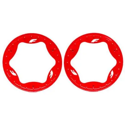 Végkiárusítás Traxxas beadlock gyűrű 3.9" hátsó piros (2)