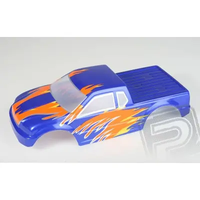 Újdonság Lakkozott karosszéria Himoto Truck 1:10 (kék-piros)