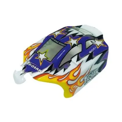 Végkiárusítás Lakkozott karosszéria (kék) pro Himoto 1/16