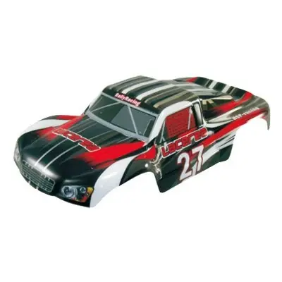 Karosszéria Short Course 1:8, fekete-piros Utolsó esély