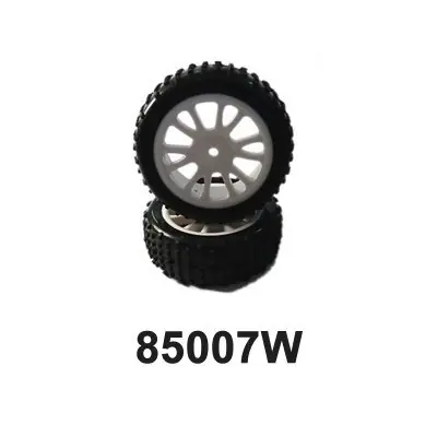 Szuper ajánlat Fehér tárcsákra ragasztott első gumiabroncsok (HM85005W+HM85006) 2db.