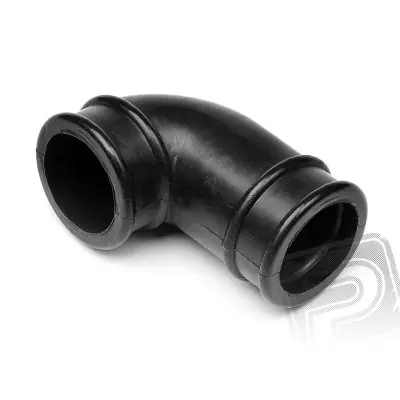 Légszűrő könyök, fekete Expressz kézbesítés