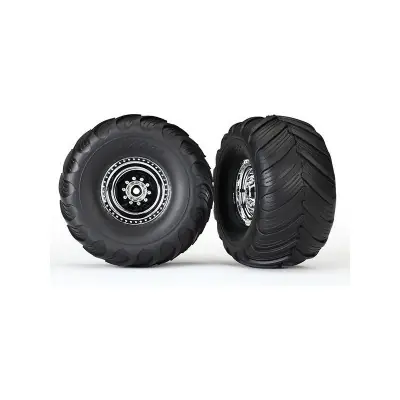 Ne maradj le Traxxas Terra Groove dual/Chrom hátsó kerekek (2)