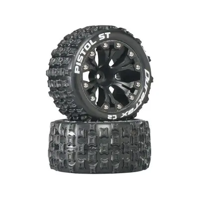 Legnépszerűbb Duratrax kerék 2.8" Pistol ST 1/2" Offset C2 fekete (2)