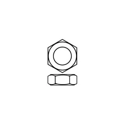 Nézd meg most M4 acél anyák - alacsony - 10 db.