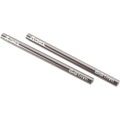 Tengelyes menetes cső 6x91mm alumínium szürke (2) Ingyenes szállítás