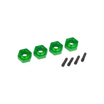 Traxxas kerékagy 12mm alu zöld (4): TRX-4 Kedvezményes ár
