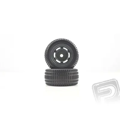 Alacsony ár Ragasztott gumik fekete, Truggy első 2db.