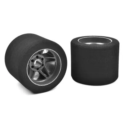 Végkiárusítás Attack SZIVACS GUMI - 1/8 GP - 32 shore - 76mm HÁTSÓ - Carbon felni - 2db.