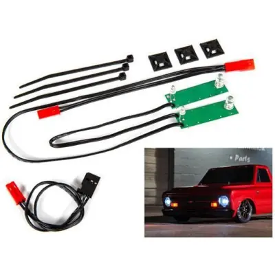 Utolsó esély Traxxas LED első világítás komplett fehér