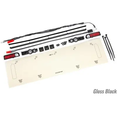 Kiárusítás Traxxas hátsó LED világítás, tailgate trim fekete