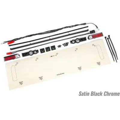 Vedd meg most Traxxas hátsó LED világítás, tailgate trim (félmatt fekete krómozott)