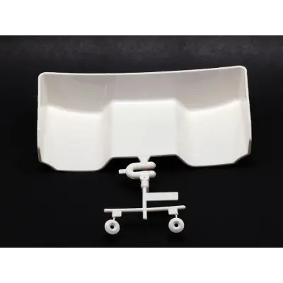 SWORKz S104 hátsó műanyag szárny, fehér Kiárusítás