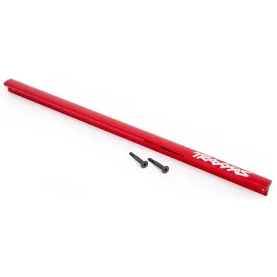 Prémium Traxxas alumínium központi merevítő pirosan eloxálva