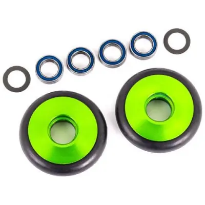 Traxxas wheelie kerekek alumínium zöld eloxált (2) Ne maradj le