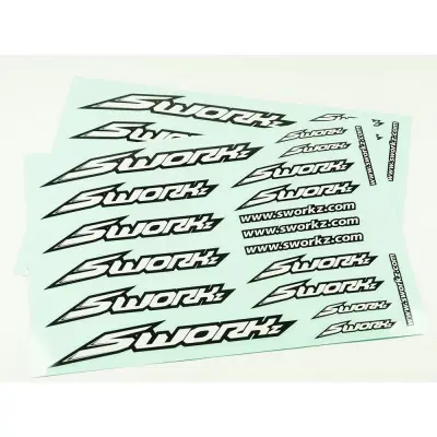 Szuper ajánlat SWORKz Speed matricák (PushBar), fehér, 2 db.