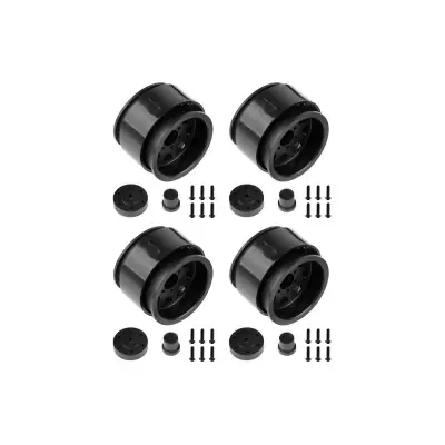 Outlet Enduro műanyag Method Beadlock tárcsák, 1.90, fekete, 4 db.