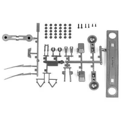 Trailwalker műanyag karosszéria tartozékok, ezüst, készlet Ingyenes szállítás