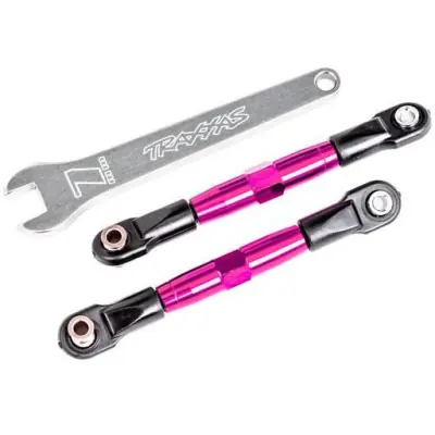 Traxxas első hajtórúd, állítható rózsaszín eloxált (2) (Drag Slash-hez) Szuper ajánlat