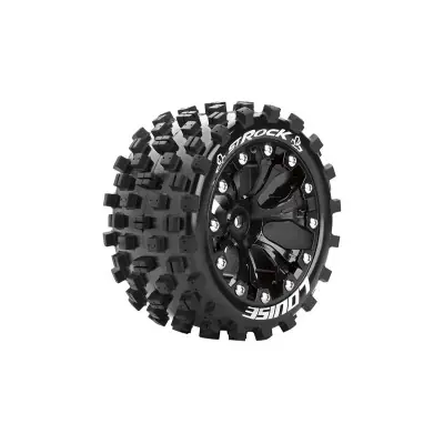 Azonnal elérhető ST-ROCK SOFT 1/10 1/2 offset 12mm hex Black Rims