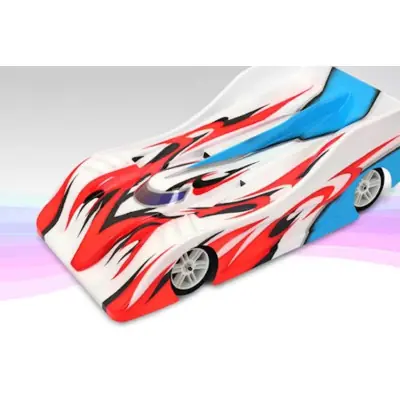 Végkiárusítás Lexán test átlátszó BLITZ TS02E 1/10 200mm, vastagság 0,7mm