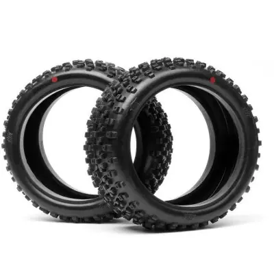 Biztonságos fizetés PROTO gumiabroncsok 1/8 buggy, piros keverék (2 db)