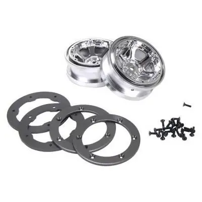 Utolsó esély Losi felnik 2.2" Beadlock króm (2): CCR