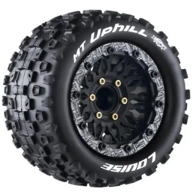 MT-UPHILL SOFT 1/10, 12 mm, 14 mm és 17 mm-es levehető imbusz, fekete tárcsák, 2 db Legkelendőbb