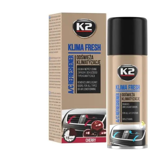 K2 Klima Fresh 150ml Cherry Klímatisztító Spray Végkiárusítás