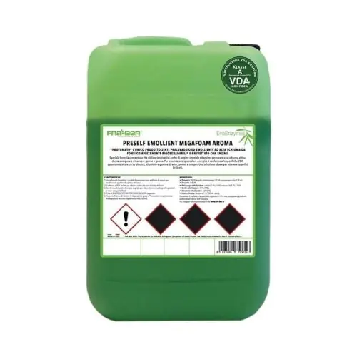 Akciós ár Fra-Ber Pre-Self Emollient Megafoam Aroma - enzymtechnológiás előmosó - 5kg