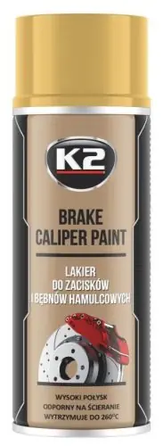 K2 Brake Caliper Paint 400ml - Arany Féknyereg Festék Kedvezményes ár