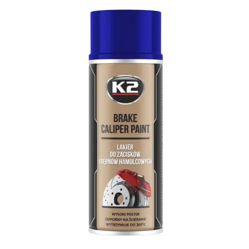 Biztonságos fizetés K2 Brake Caliper Paint 400ml - Kék Féknyereg Festék