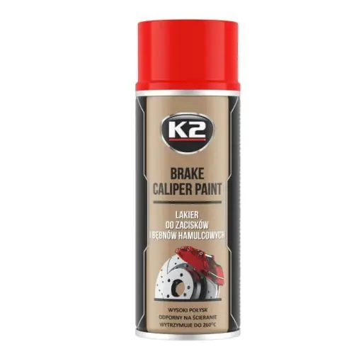 Exkluzív ajánlat K2 Brake Caliper Paint 400ml - Piros Féknyereg Festék