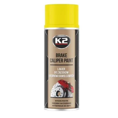 Legkelendőbb K2 Brake Caliper Paint 400ml - Sárga Féknyereg Festék