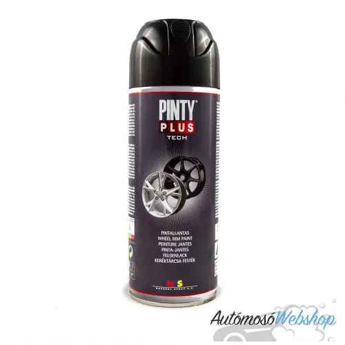 Pinty Plus - Keréktárcsa Fekete Spray 400ml Szuper ajánlat