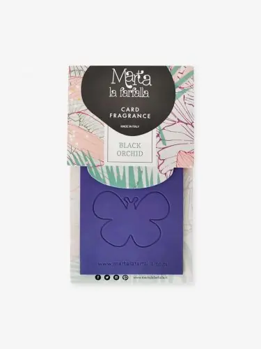 Újdonság Marta La Farfalla illatosító lapka - Black Orchid (Fekete Orchidea / Fra-Ber illat)