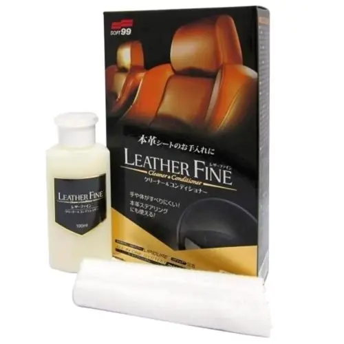 SOFT99 Leather Fine - Bőrtisztító és Bőrápoló 100ml Árengedmény