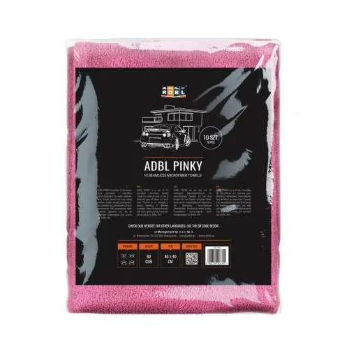 ADBL Pinky - 10db Szegélymentes Mikroszálas Kendő 350GSM 40x40 Outlet