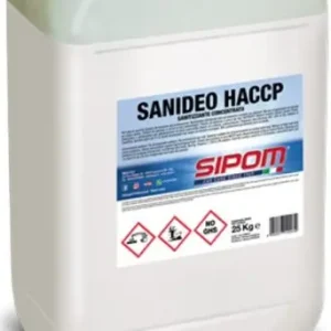 Azonnal elérhető Sipom Sanideo HACCP 5Kg Koncentrált, nem schimogén zsírtalanító mosószer.
