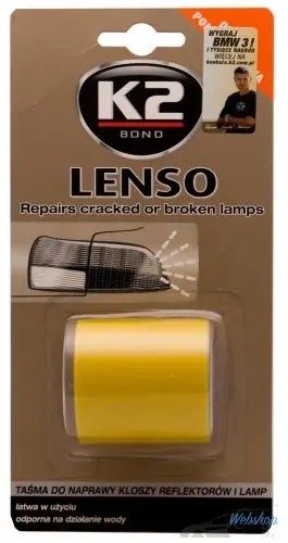 K2 Lenso - Lámpabúra Javító Szalag - Sárga Olcsóbb
