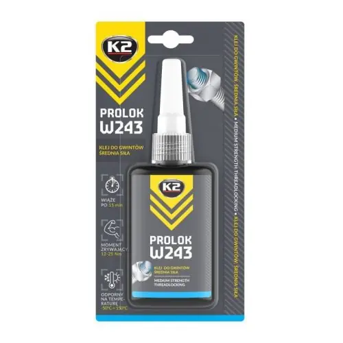 K2 Prolok 243 6Ml Csavarrögzítő Vásárlói kedvenc