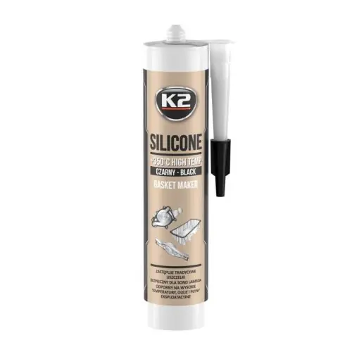 Kiárusítás K2 Silicone 304Ml Fekete Szilikon