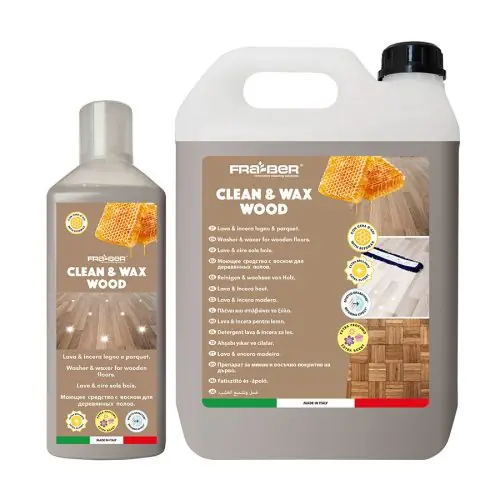 Olcsóbb Fra-Ber Clean&Wax Wood 1000ml - padozatmosó és ápoló – fa padozatokra