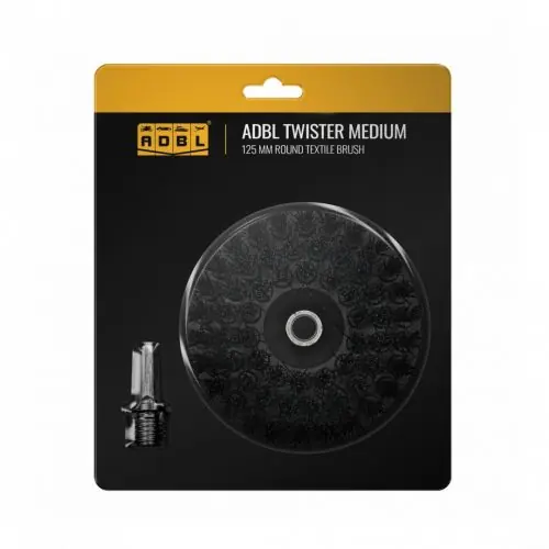 Prémium ADBL Twister Medium 125mm - Fúróba fogható kárpittisztító kefe
