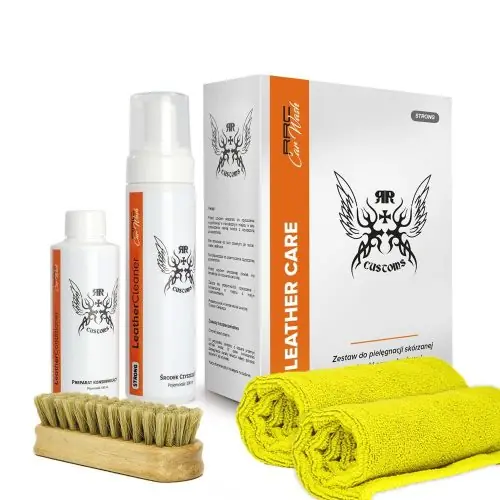 RRC Leather Cleaner Strong Box (Bőrtisztító készlet Erős) Prémium