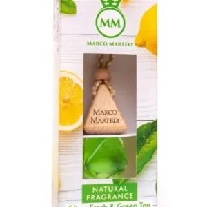 Biztonságos fizetés Zöldtea - Marco Martely Autóillatosító parfüm (Natúr)