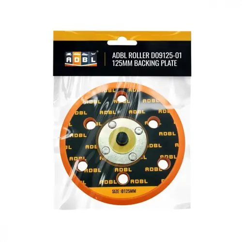 ADBL Roller Backing Plate 125 D09- Tépőzáras Tartótányér 125 mm Olcsó