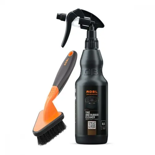 Korlátozott ajánlat ADBL Tire and Rubber Cleaner 0,5L & Tire Brush - Gumiabroncs tisztító csomag