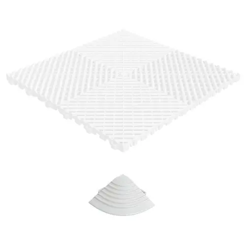 Biztonságos fizetés Unicarat Sarokelem - Fehér (4db)